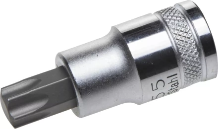 Торцовая бита-головка KRAFTOOL &quot;INDUSTRIE QUALITAT&quot;, материал S2, TORX, сатинированная, 1/2&quot;, Т55 27905-55_z01 купить в Ноябрьске