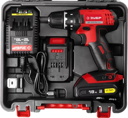 Дрель-шуруповерт 2 АКБ ДА-18-2-Ли КНМ2 серия МАСТЕР купить в Ноябрьске