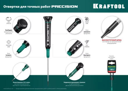Отвертки для точных работ Precision 25684-08 купить в Ноябрьске