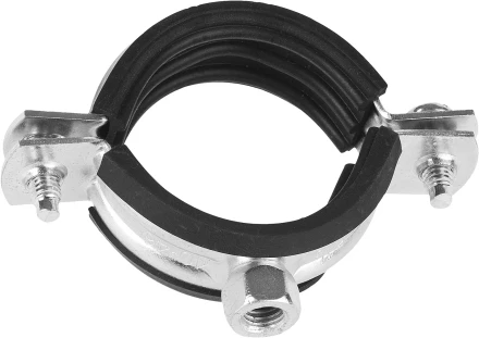 ЗУБР. Хомут трубный с гайкой, оцинкованный, 1/2&quot;, 1шт 37850-20-24-1 купить в Ноябрьске