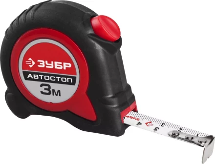 Рулетка ЗУБР &quot;МАСТЕР&quot;, двухкомпонентный корпус, автостоп, 3м/16мм 34052-03-16 купить в Ноябрьске