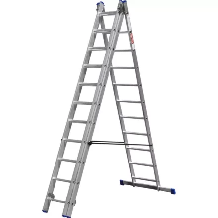 Лестница ЗУБР универсальная, трехсекционная со стабилизатором, 11 ступеней 38831-11 купить в Ноябрьске