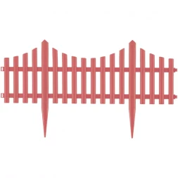 Забор декоративный Гибкий 24 x 300 см коралловый Palisad 65018