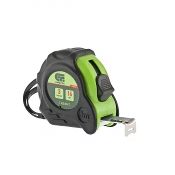 Рулетка Графит, обрезиненный корпус, амортизатор, 3 м х 16 мм  СИБРТЕХ 32530 купить в Ноябрьске