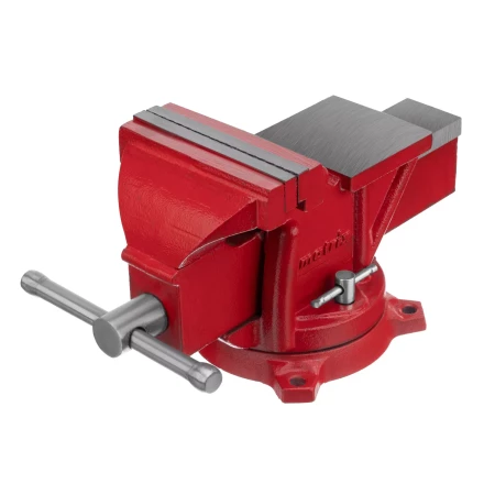 Тиски слесарные, 125 мм, поворотные, с наковальней// Matrix 18601 купить в Ноябрьске