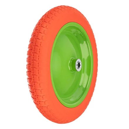 Колесо полиуретановое Сибртех 3.00-8, длина оси 90 мм, подшипник 16 мм, 689755 купить в Ноябрьске