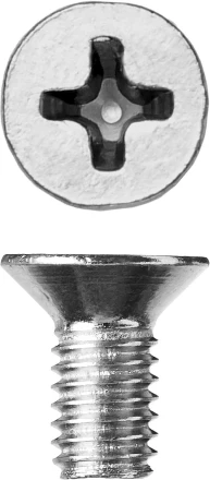 Винт ЗУБР &quot;МАСТЕР&quot; DIN 965, класс прочности 4.8, оцинкованный, M5x10мм, 5кг 303110-05-010 купить в Ноябрьске