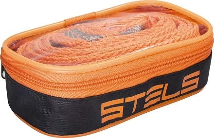 Трос буксировочный 2,5 тонны 2 крюка сумка на молнии STELS Россия 54377 купить в Ноябрьске