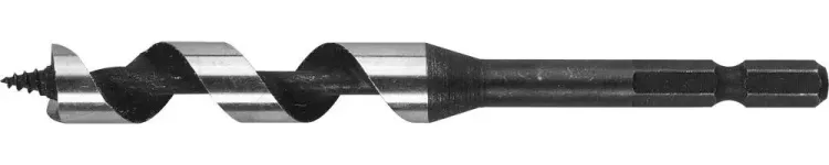 ЗУБР. Сверло по дереву, спираль Левиса, шестигранный хвостовик 1/4", 12х120мм 29483-120-12 купить в Ноябрьске