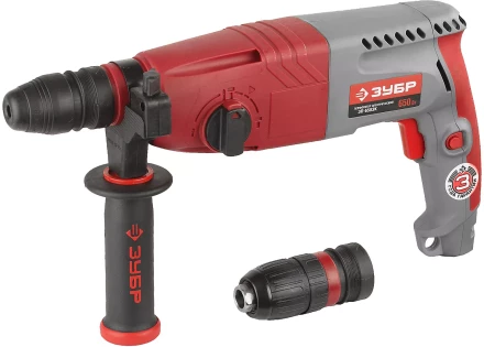 Перфоратор ЗУБР, SDS-plus, БЗП , 650 Вт, кейс ЗП-650ЭК купить в Ноябрьске