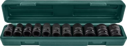 Набор головок торцевых ударных 1/2&quot;DR 10-24мм  11предметов Jonnesway S03A4111S 47183 купить в Ноябрьске