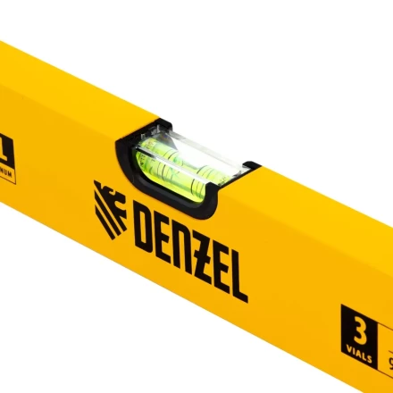 Уровень алюминиевый, 2000 мм, фрезерованный, 3 глазка Denzel 33686 купить в Ноябрьске