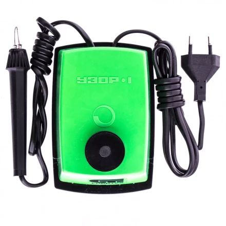 Электроприбор для выжигания по дереву &quot;Узор 1&quot; с подставкой запасная игла 5 проекций Сибртех. 91304 купить в Ноябрьске