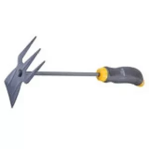 Мотыжка комбинир профиль &quot;трапеция&quot; и 3-зубая эргономичная двухкомп. рукоятка  PALISAD LUXE 62379 купить в Ноябрьске