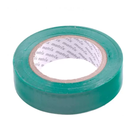 Изолента ПВХ 15 мм х 10 м зеленая 150 мкм Matrix 88774 купить в Ноябрьске