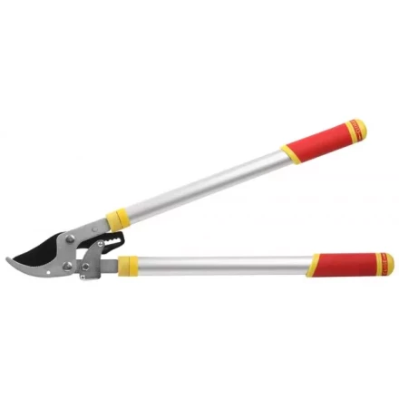 Сучкорез GRINDA с тефлоновым покрытием, алюминиевые телескопические ручки, двухрычажный храповый механизм, 700-980мм 8-424391_z01 купить в Ноябрьске