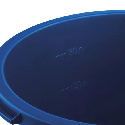 ЗУБР 40 л, первичный высокопрочный пластик, усиленный круглый строительный таз (06094-45) купить в Ноябрьске