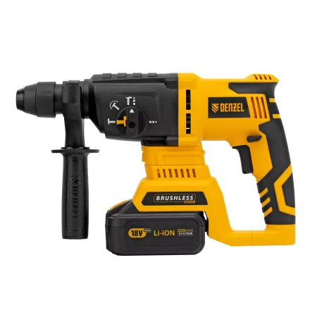Перфоратор аккумуляторный BLRH-IB-26 Li-Ion, 18 В Denzel 26701 купить в Ноябрьске