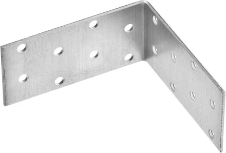 Крепежный угол ЗУБР &quot;МАСТЕР&quot; равносторонний, 40х80х80мм, 20шт 310205-040-080 купить в Ноябрьске