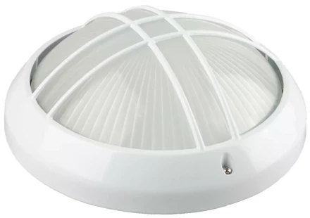 Светильник уличный СВЕТОЗАР &quot;ОРБИТА&quot; влагозащищенный, цвет белый, 100Вт SV-57313-W купить в Ноябрьске