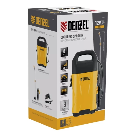 Опрыскиватель аккумуляторный Denzel D-8LI, 8 л, 12 В, 2 Ач 64795 купить в Ноябрьске