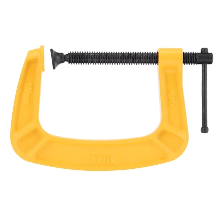 Струбцина G-образная Denzel, усиленная, 100 мм, 20643 купить в Ноябрьске