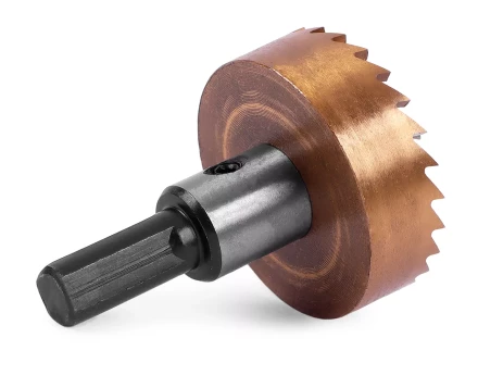 HSS-TiN коронка MESSER 40мм с центр. сверлом и толкающей пружиной для  лист. материала  до 2 мм ц/х купить в Ноябрьске