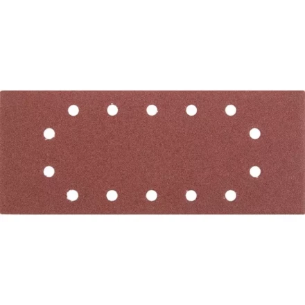 Лист шлифовальный универсальный STAYER &quot;MASTER&quot; на зажимах, 14 отверстий по периметру, для ПШМ, Р100, 115х280мм, 5шт 35469-100 купить в Ноябрьске