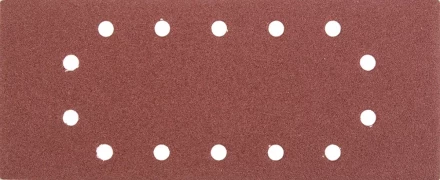 Лист шлифовальный универсальный STAYER &quot;MASTER&quot; на зажимах, 14 отверстий по периметру, для ПШМ, Р100, 115х280мм, 5шт 35469-100 купить в Ноябрьске