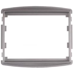 Вставка СВЕТОЗАР "ЭФФЕКТ" декоративная, цвет светло-серый металлик, одинарная SV-54466-SM