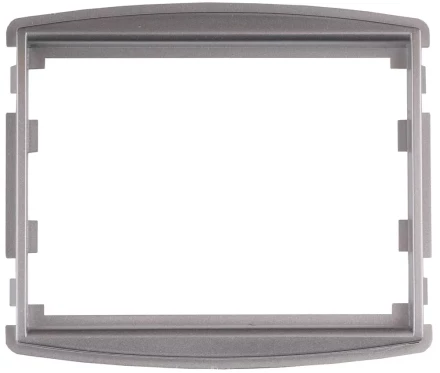 Вставка СВЕТОЗАР &quot;ЭФФЕКТ&quot; декоративная, цвет светло-серый металлик, одинарная SV-54466-SM купить в Ноябрьске