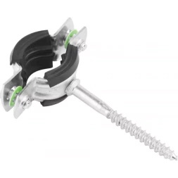 ЗУБР. Хомут трубный оцинкованный, с шурупом, 1/2&quot;, 150шт 37854-20-24-150