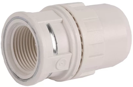 Муфта ЗУБР &quot;ШиреФит&quot; соединительная, &quot;штуцер с гайкой - внутренняя резьба&quot;, 20мм-1/2&quot; 51462-20-1/2 купить в Ноябрьске