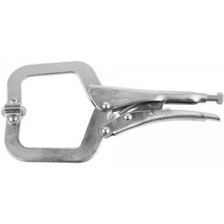 Зажим ЗУБР &quot;ЭКСПЕРТ&quot; ручной, специальный,точечный с подвижными губками, для деталей различных форм, 280мм 22517 купить в Ноябрьске