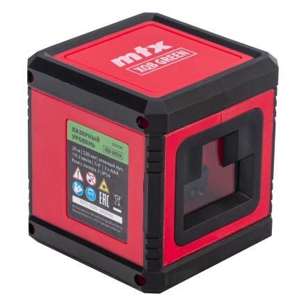 Лазерный уровень MTX XQB GREEN Pro SET 350195, 20 м, зеленый луч, батарейки, штатив купить в Ноябрьске