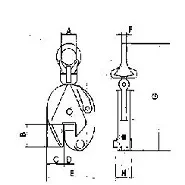 Захват для вертикального подъема листового металла универсальный DSQC-0.75 LB купить в Ноябрьске
