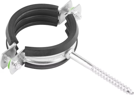 ЗУБР. Хомут трубный оцинкованный, с шурупом, 1 1/2&quot;, 1шт 37854-48-53-1 купить в Ноябрьске