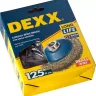 DEXX. Щетка коническая для УШМ, витая стальная латунированная проволока 0,3мм, 125ммхМ14 35105-125 купить в Ноябрьске