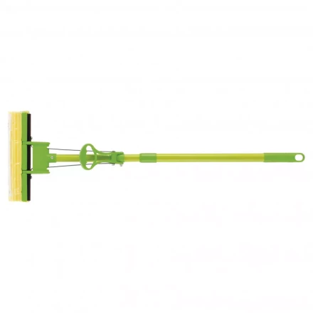 Швабра отжимная 115 см губка PVA 27 x 5,5 x 6 см телескопическая рукоятка зеленая Elfe 93518 купить в Ноябрьске