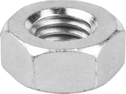 Гайка ЗУБР &quot;МАСТЕР&quot; шестигранная ГОСТ 5927-70, класс прочности 6, оцинкованная,  M10, 5кг 303550-10 купить в Ноябрьске