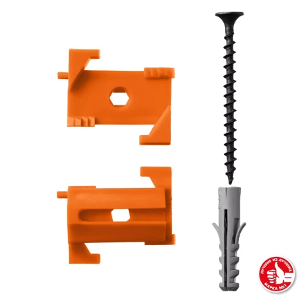 ЗУБР ВИНТ-Н25, 25 шт, набор: СКШМ в комплекте с дюбелем и саморезом (30955-Н25) купить в Ноябрьске