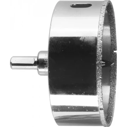 Коронка ЗУБР алмазная в сборе по кафелю, керамике с центрирующим сверлом и имбусовым ключом, зерно 60, 90мм 29850-90 купить в Ноябрьске