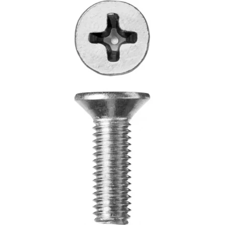 Винт ЗУБР &quot;МАСТЕР&quot; DIN 965, класс прочности 4.8, оцинкованный, M5x16мм, 5кг 303110-05-016 купить в Ноябрьске