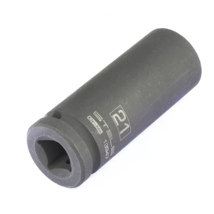 Головка ударная удлиненная шестигранная 21мм 1/2&quot; CrMo Stels 13947 купить в Ноябрьске