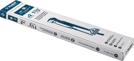 Ключ трубный рычажный ЗУБР &quot;ПРОФЕССИОНАЛ&quot;, прямые губки, цельнокованый, Сr-V, № 2,  1,5&quot; 27335-2_z01 купить в Ноябрьске