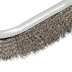 Щетка металлическая с пластмассовой ручкой, нержавеющая проволока Denzel 748287 купить в Ноябрьске