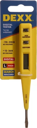 Тестер напряжения DEXX, 12-220В, 130мм 45270 купить в Ноябрьске