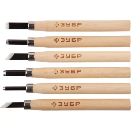 Резцы ЗУБР &quot;ЭКСПЕРТ&quot; фигурные профессиональные, 6шт 18375-H6 купить в Ноябрьске