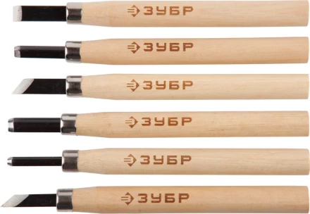 Резцы ЗУБР &quot;ЭКСПЕРТ&quot; фигурные профессиональные, 6шт 18375-H6 купить в Ноябрьске