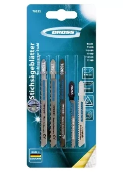 Набор полотен для электролобзика универсальный 5шт GROSS 78252 купить в Ноябрьске